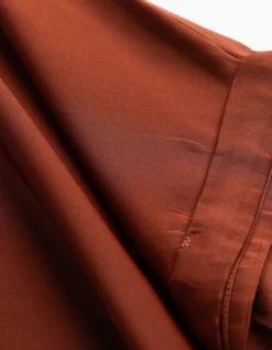 Shirt - Seitenschlitz - dunkelrot