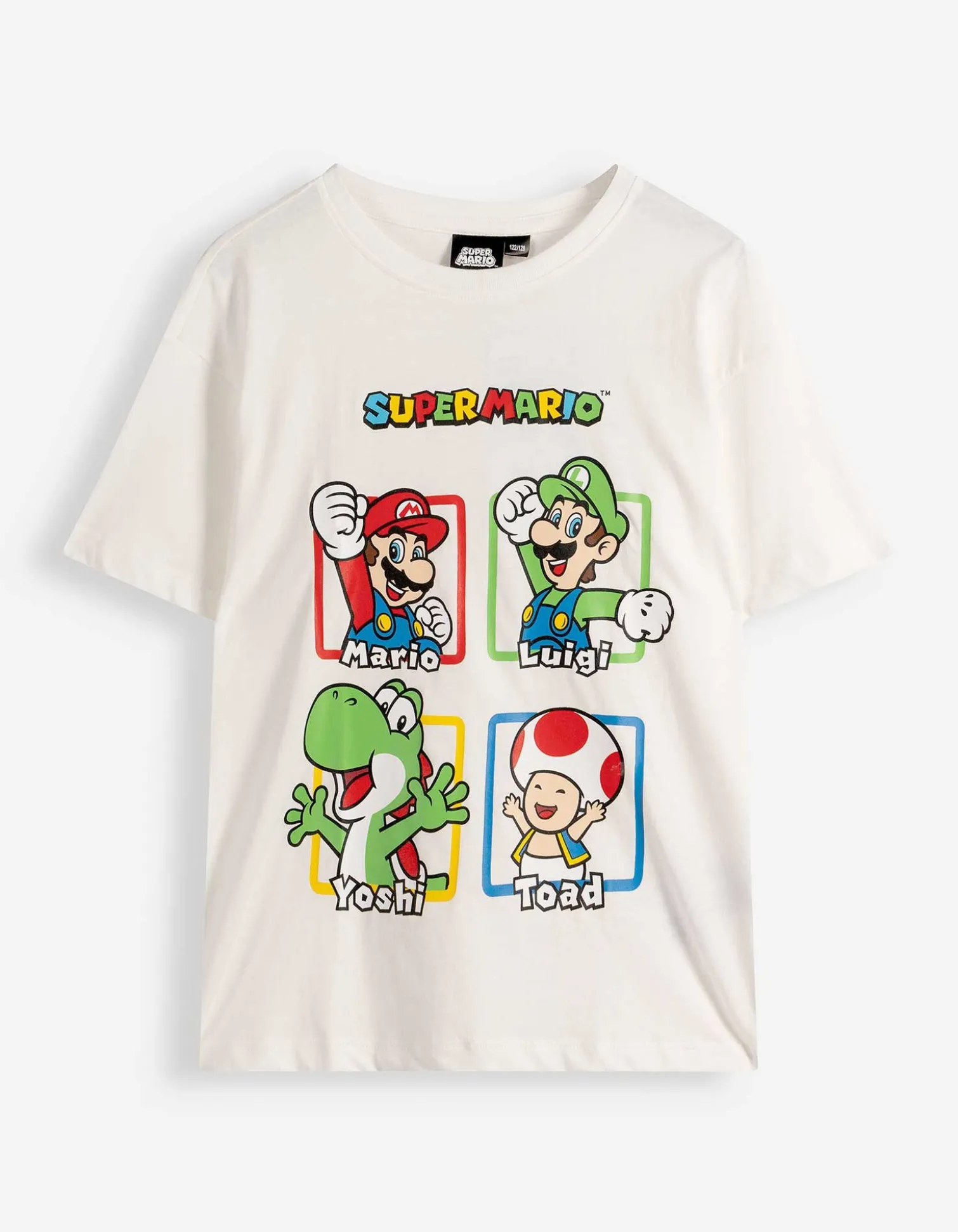 Shirt - Super Mario - weiß
