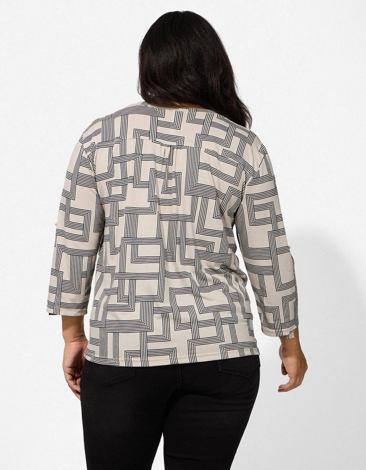 Shirt - Viskose-Anteil - Beige
