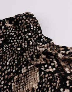 Shirt - Viskose-Mix - schwarz