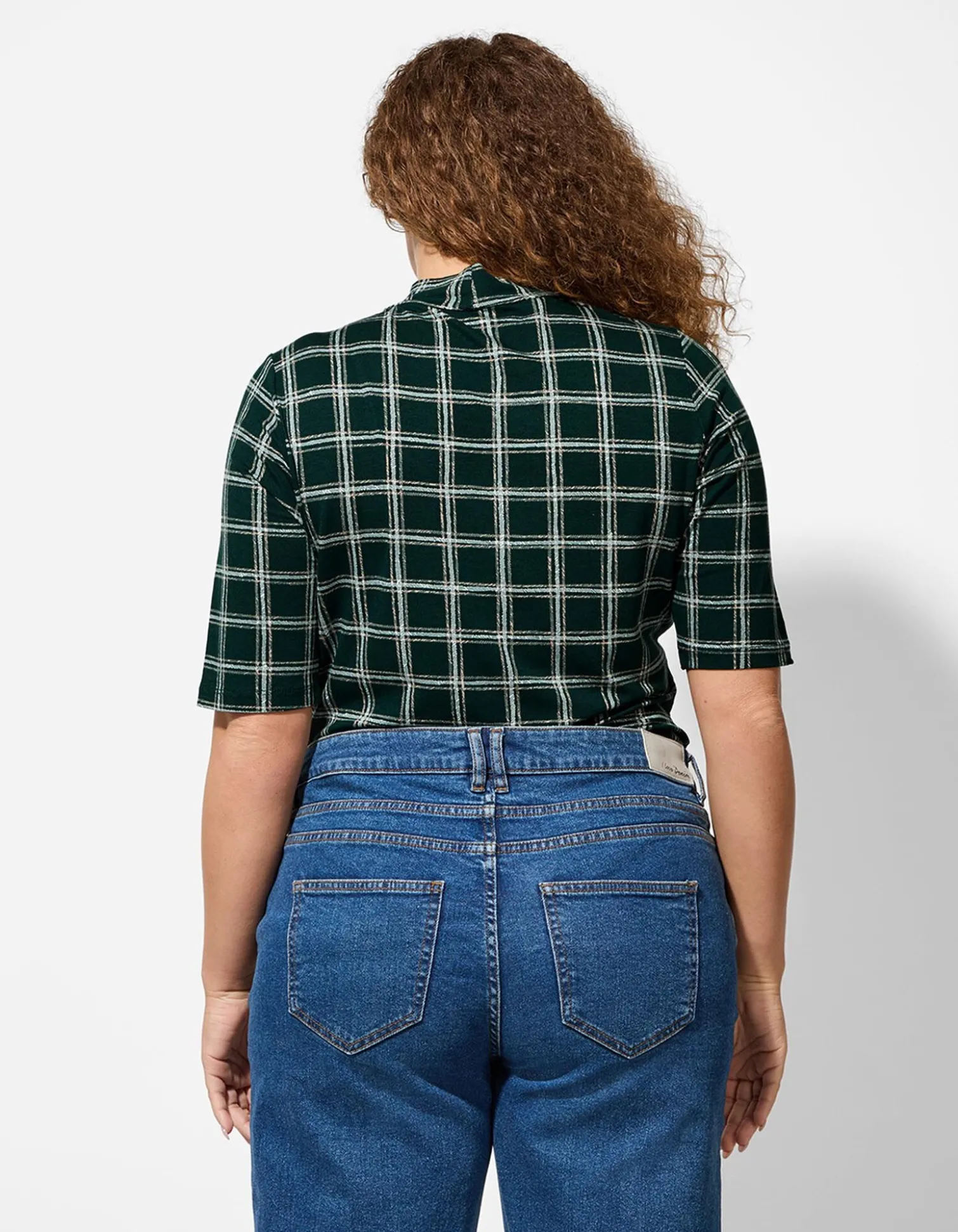 Shirt - Viskose-Mix - schwarz