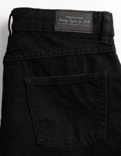 Shorts - Denim - schwarz