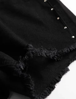 Shorts - Denim - schwarz