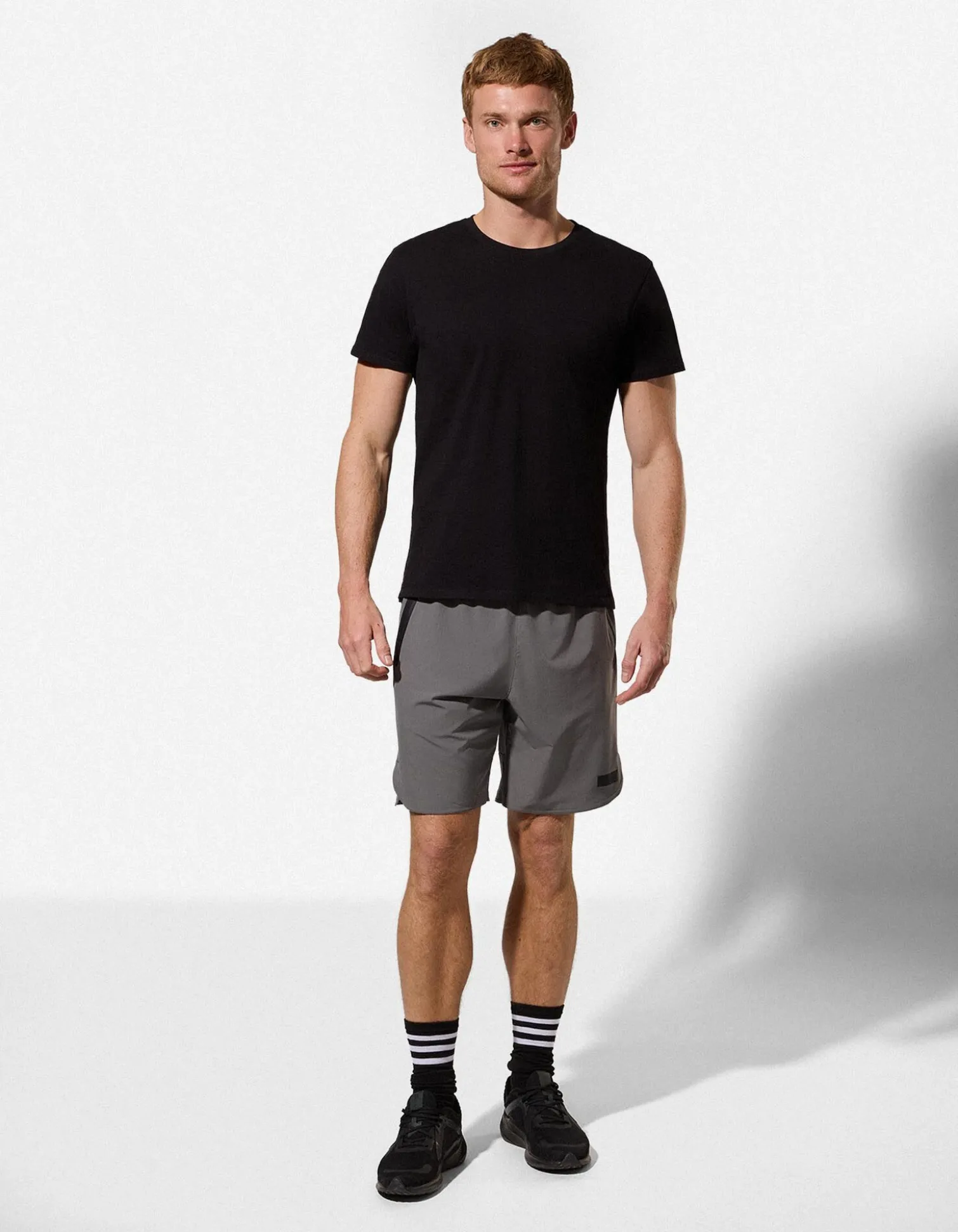 Shorts - einfarbig - grau