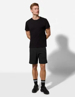 Shorts - einfarbig - schwarz