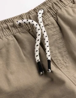 Shorts - Elastischer Bund - beige