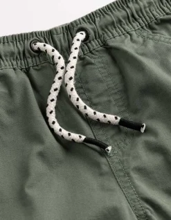 Shorts - Elastischer Bund - dunkelgrün