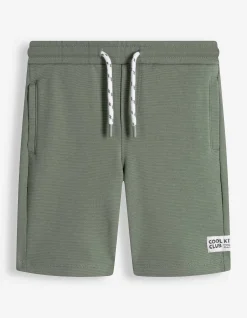 Shorts - Elastischer Bund - dunkelgrün