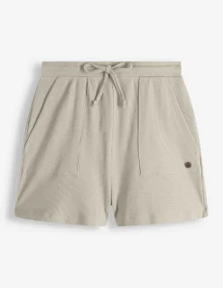 Shorts - Elastischer Bund - dunkelgrün
