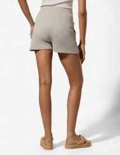 Shorts - Elastischer Bund - dunkelgrün