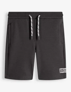 Shorts - Elastischer Bund - dunkelgrau