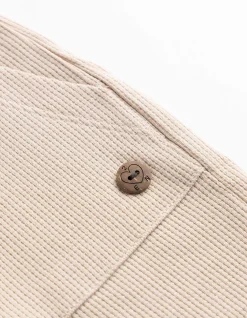 Shorts - Elastischer Bund - beige