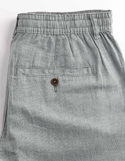 Shorts - Fixierter Beinumschlag - grün