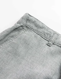 Shorts - Fixierter Beinumschlag - grün