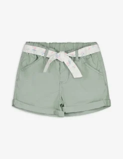 Shorts - Gürtel - grün