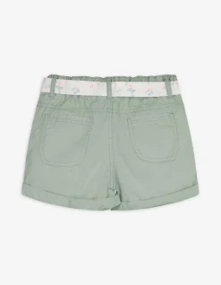 Shorts - Gürtel - grün