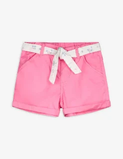 Shorts - Gürtel - pink
