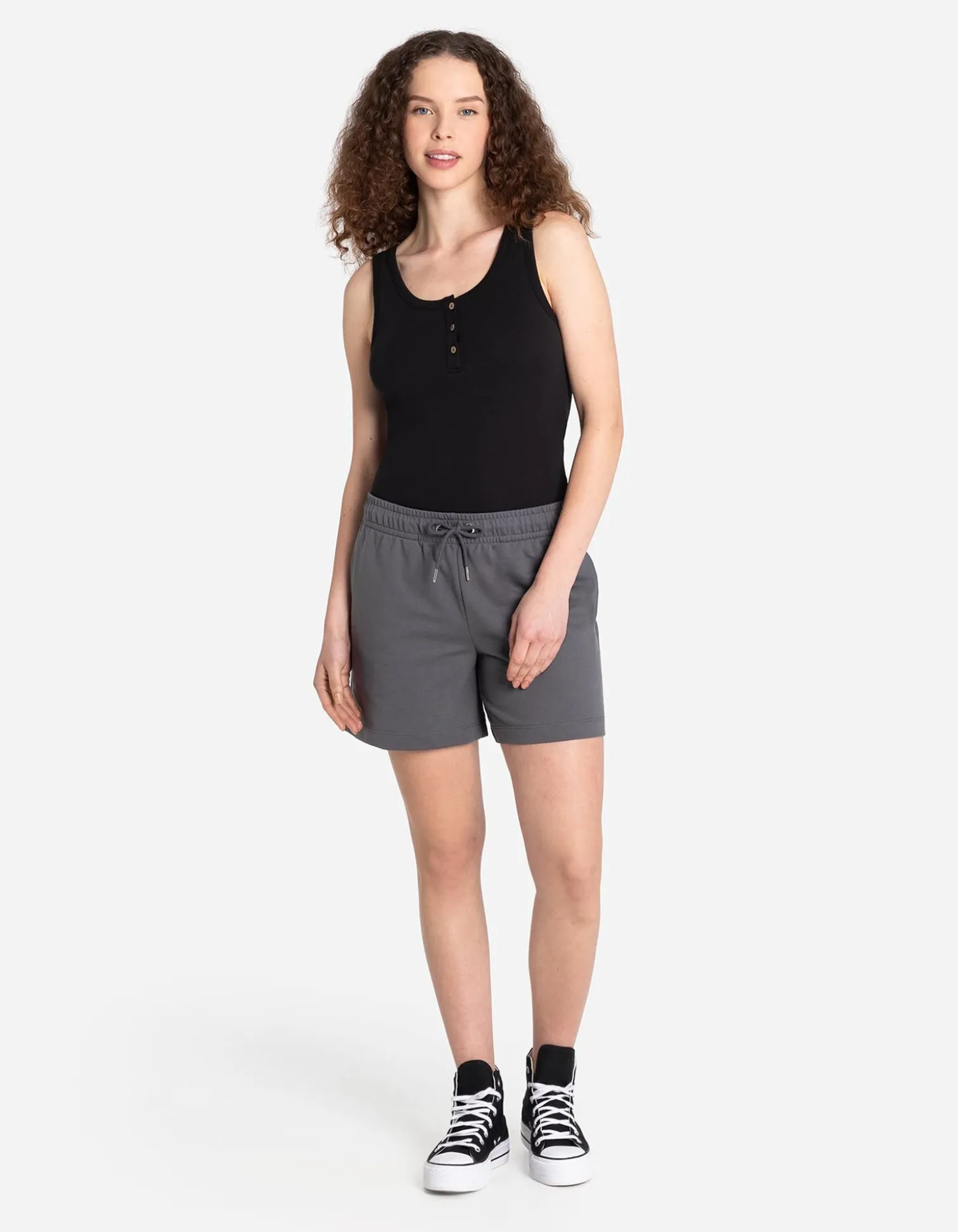 Shorts - Kordel - dunkelgrau