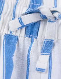 Shorts - Leinen-Mix - weiß
