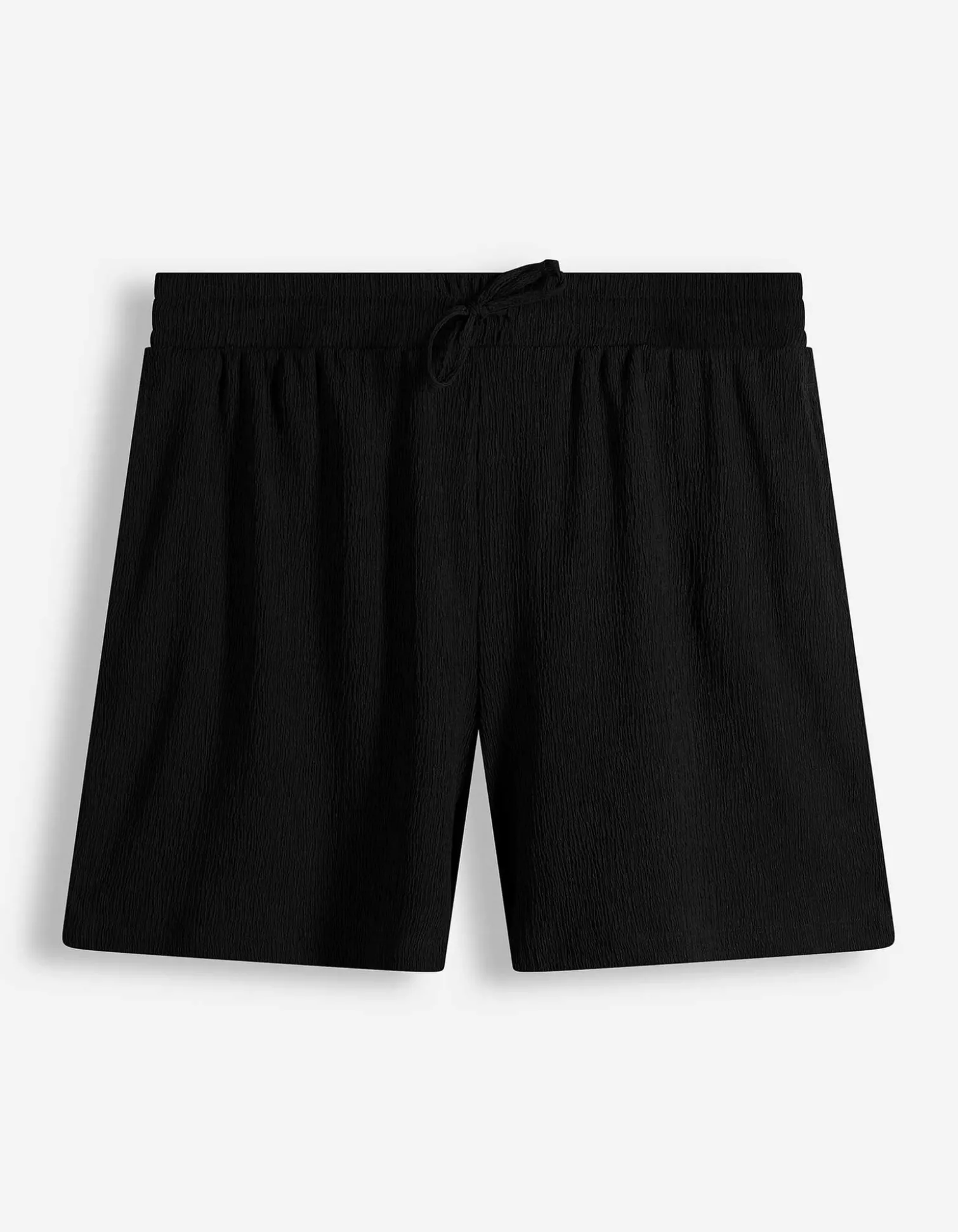 Shorts - Material-Mix - schwarz