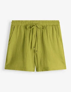Shorts - Musselin - grün