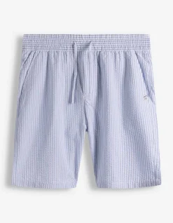 Shorts - Streifen - hellblau
