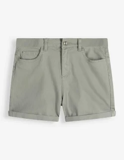 Shorts - Twill - dunkelgrün