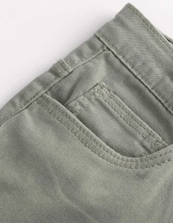 Shorts - Twill - dunkelgrün