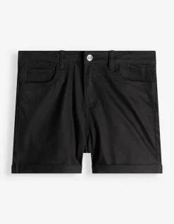 Shorts - Twill - schwarz