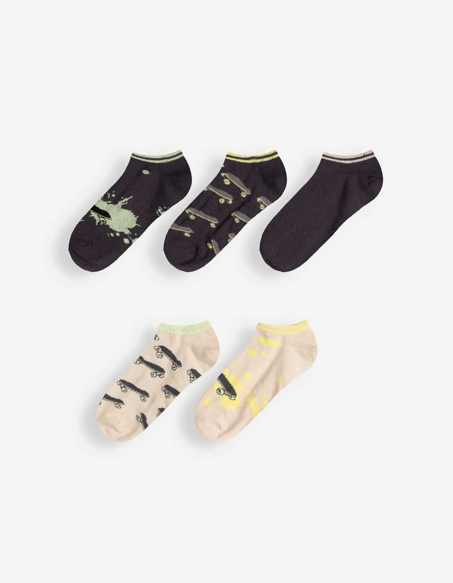 Sneakersocken - 5er-Pack