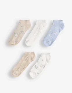 Sneakersocken - 5er-Pack