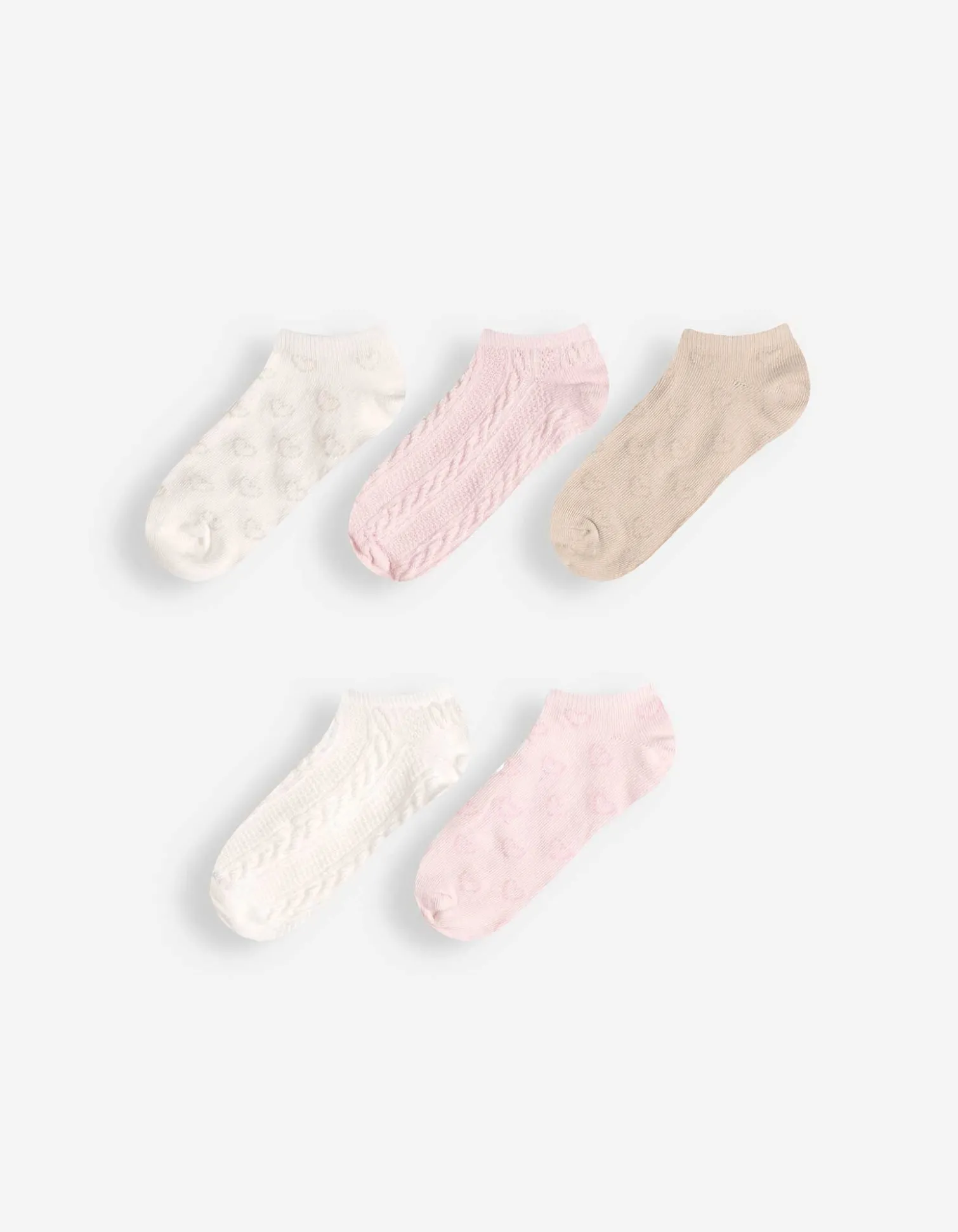 Sneakersocken - 5er-Pack