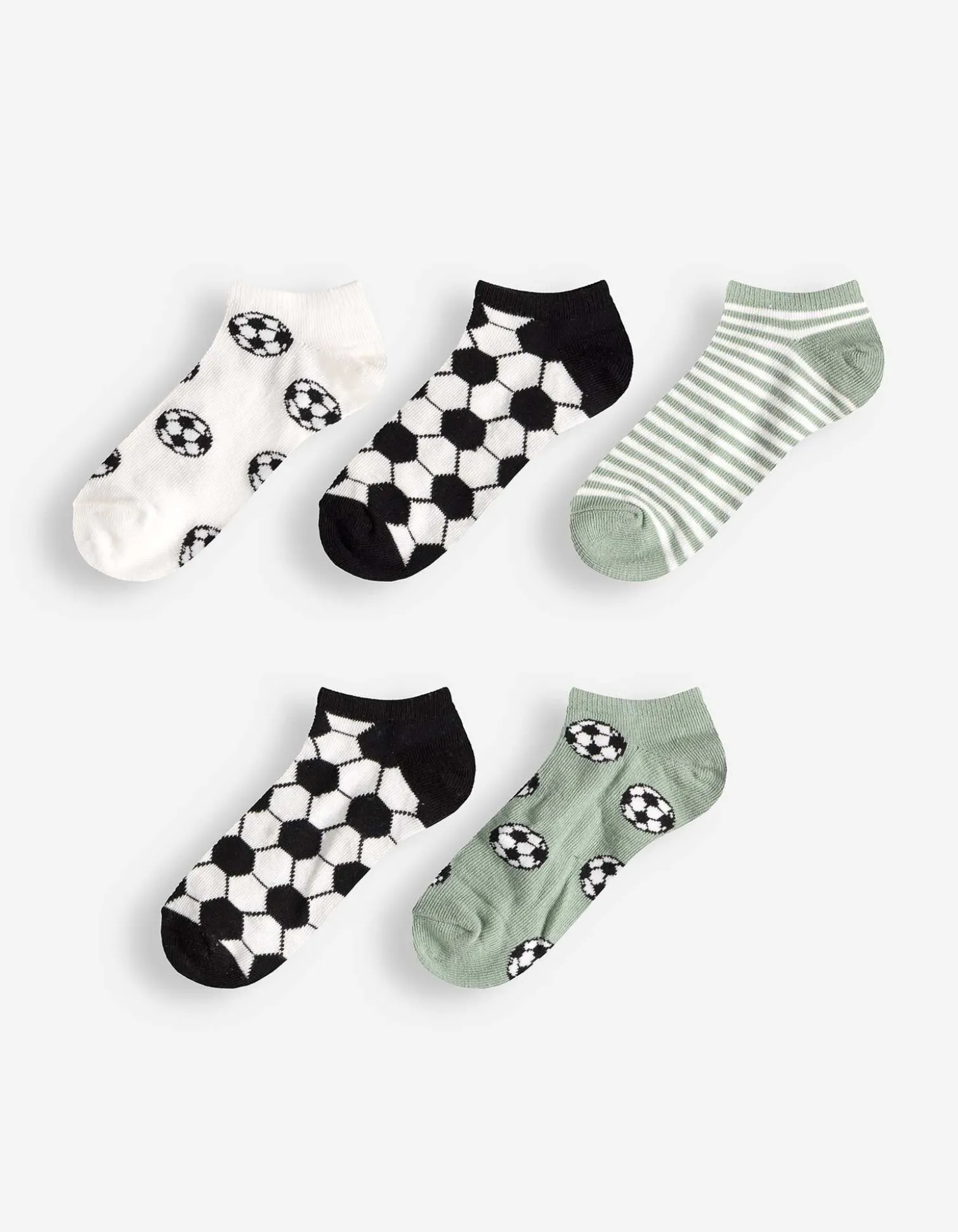 Sneakersocken - 5er-Pack