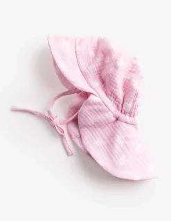 Sommerhut - Allover-Print - rosa