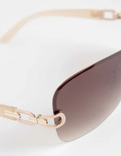 Sonnenbrille - goldfarben