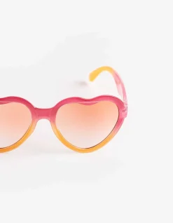 Sonnenbrille - Herzform - pink