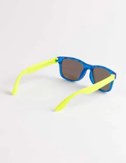 Sonnenbrille - Mehrfarbiges Design - blau