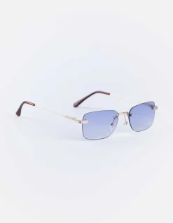 Sonnenbrille - silberfarben