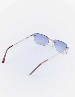 Sonnenbrille - silberfarben