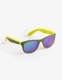 Sonnenbrille - verspiegelt - hellgrün