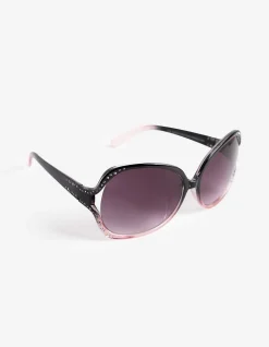 Sonnenbrille - Zierperlen - schwarz