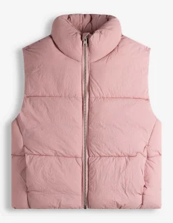 Steppweste - einfarbig - rosa