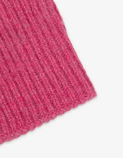 Stirnband - Rippstrick - pink