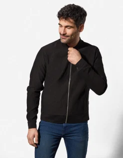 Strickjacke - einfarbig - schwarz