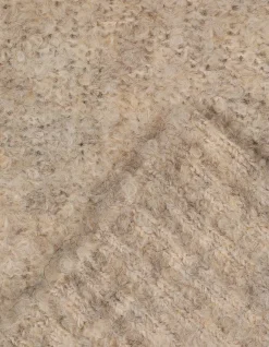 Strickpullover - Überschnittene Schultern - beige