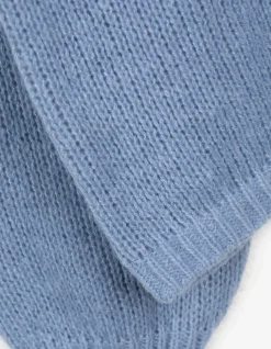 Strickpullover - V-Ausschnitt - dunkelblau