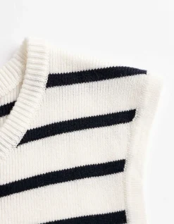 Stricktop - Viskose-Anteil - dunkelblau