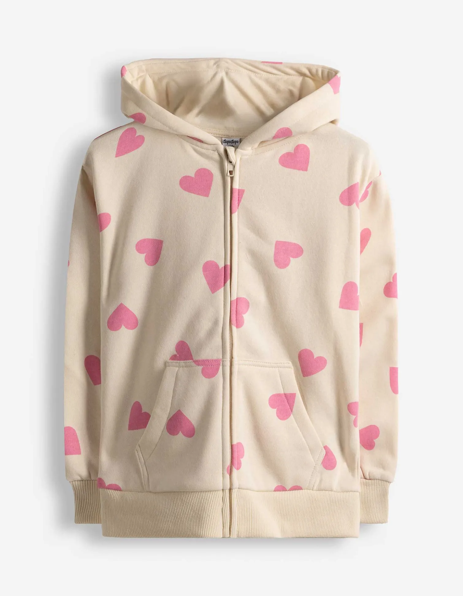 Sweatjacke - beige