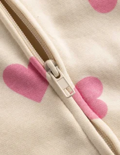 Sweatjacke - beige
