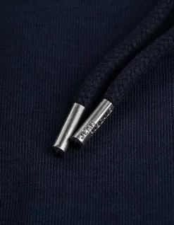 Sweatjacke - einfarbig - dunkelblau